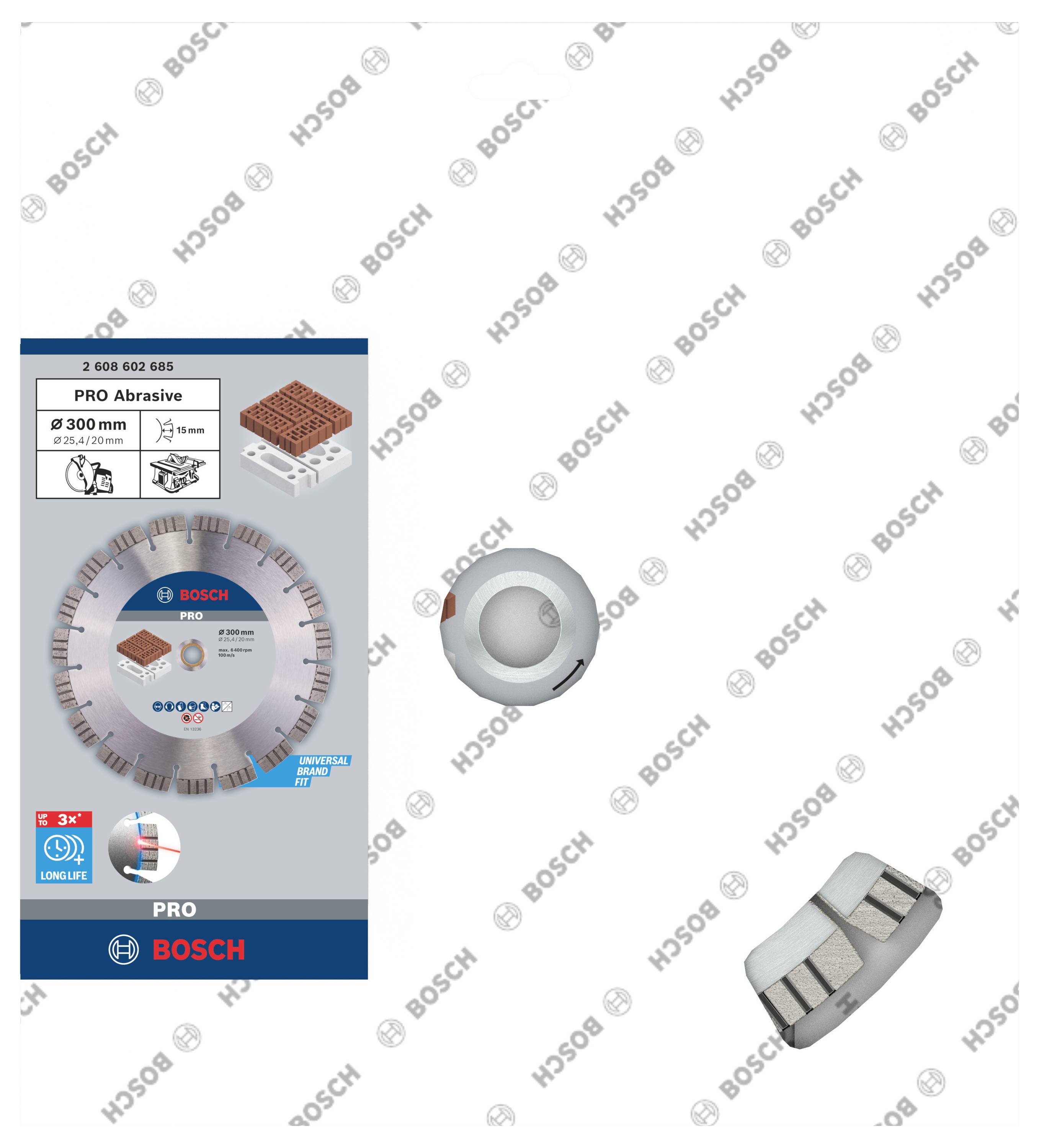 Bosch Accessories 2608602685 Diamanttrennscheibe 1St.