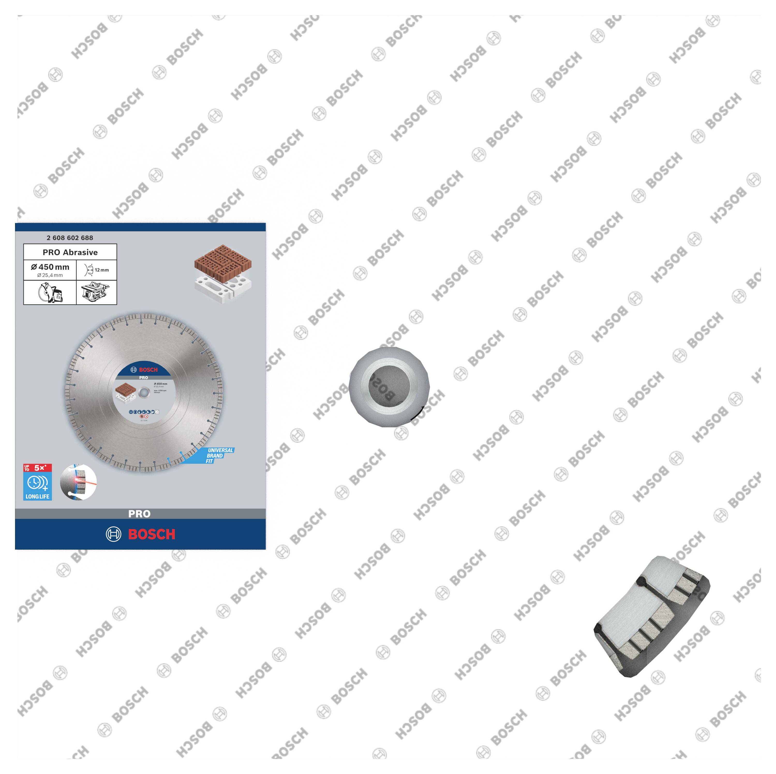 Bosch Accessories 2608602688 Diamanttrennscheibe Durchmesser 450mm 1St.