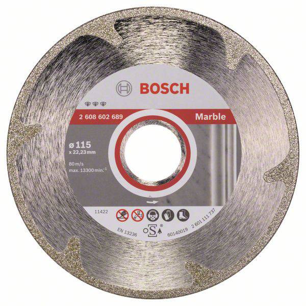 Bosch Accessories 2608602689 Diamanttrennscheibe Durchmesser 115 mm 1 St.