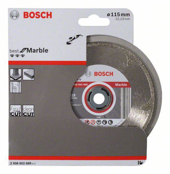 Bosch Accessories 2608602689 Diamanttrennscheibe Durchmesser 115mm 1St.