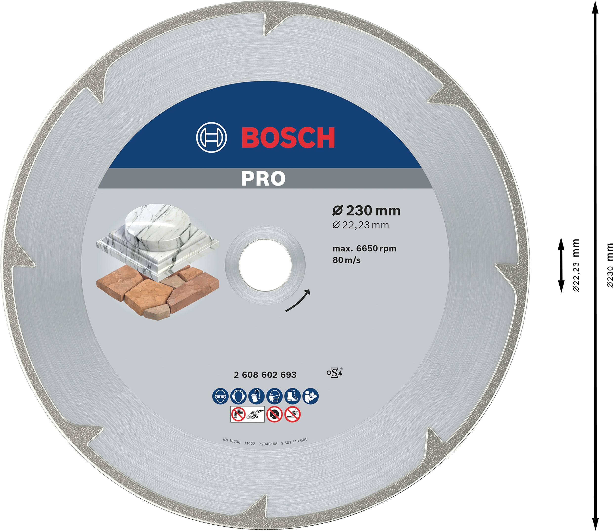 Bosch Accessories 2608602693 Diamanttrennscheibe Durchmesser 230mm 1St.