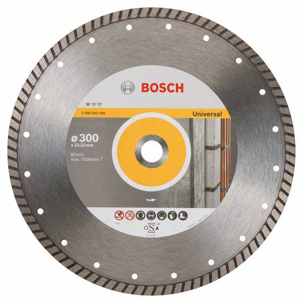 Bosch Accessories 2608602696 Diamanttrennscheibe Durchmesser 300 mm 1 St.