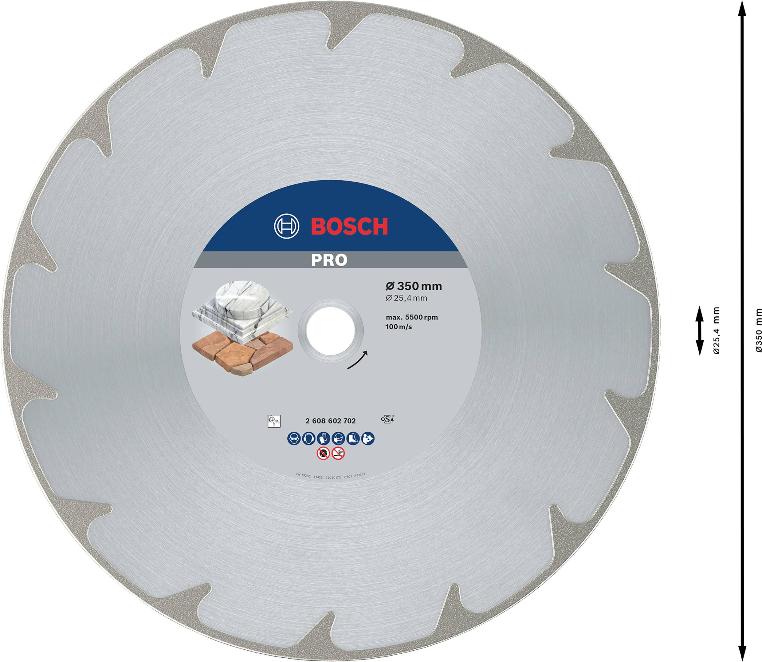 Bosch Accessories 2608602702 Diamanttrennscheibe 1St.