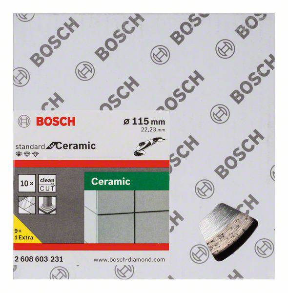 Bosch Accessories 2608603231 Diamanttrennscheibe Durchmesser 115mm 10St.