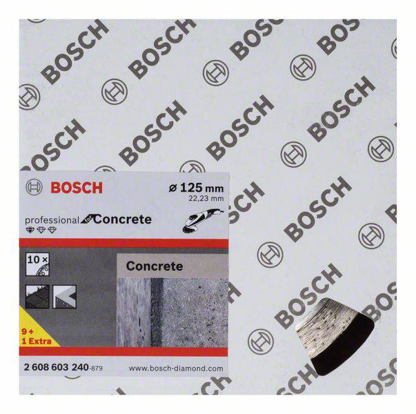 Bosch Accessories 2608603240 Diamanttrennscheibe Durchmesser 125mm 10St.