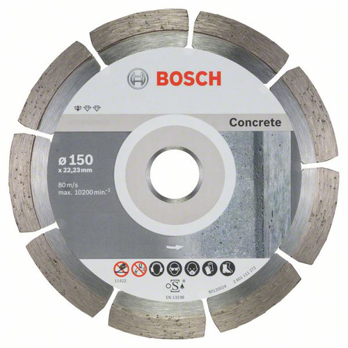 Bosch Accessories 2608603241 Diamanttrennscheibe Durchmesser 150 mm 10 St.