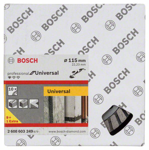 Bosch Accessories 2608603249 Diamanttrennscheibe Durchmesser 115mm 10St.