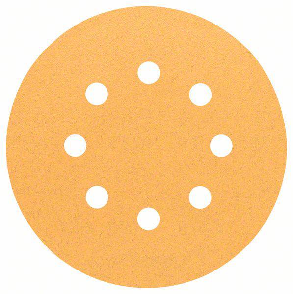 Bosch Accessories Best for Wood 2608605071 Exzenterschleifpapier mit Klett, gelocht Körnung num 120