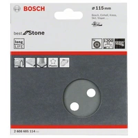 Bosch Accessories Best for Stone 2608605114 Exzenterschleifpapier mit Klett, gelocht Körnung (num) 1200 (Ø) 115mm 5St. Bosch Accessories Best for Stone 2608605114 Exzenterschleifpapier mit Klett, gelocht Körnung (num) 1200 (Ø) 115mm 5St.