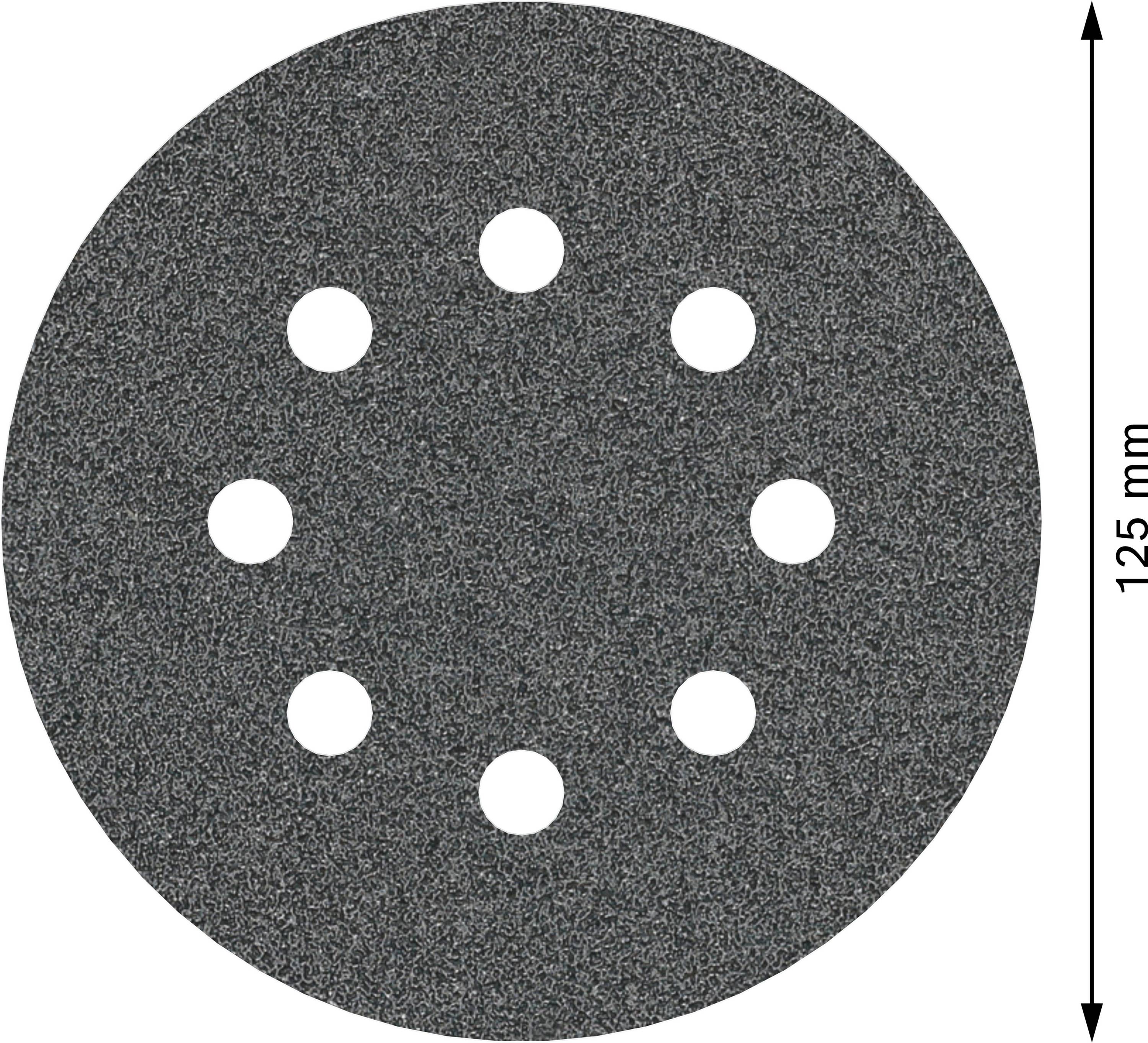 Bosch Accessories Best for Stone 2608605115 Exzenterschleifpapier mit Klett, gelocht Körnung (num) 80 (Ø) 125mm 5St.