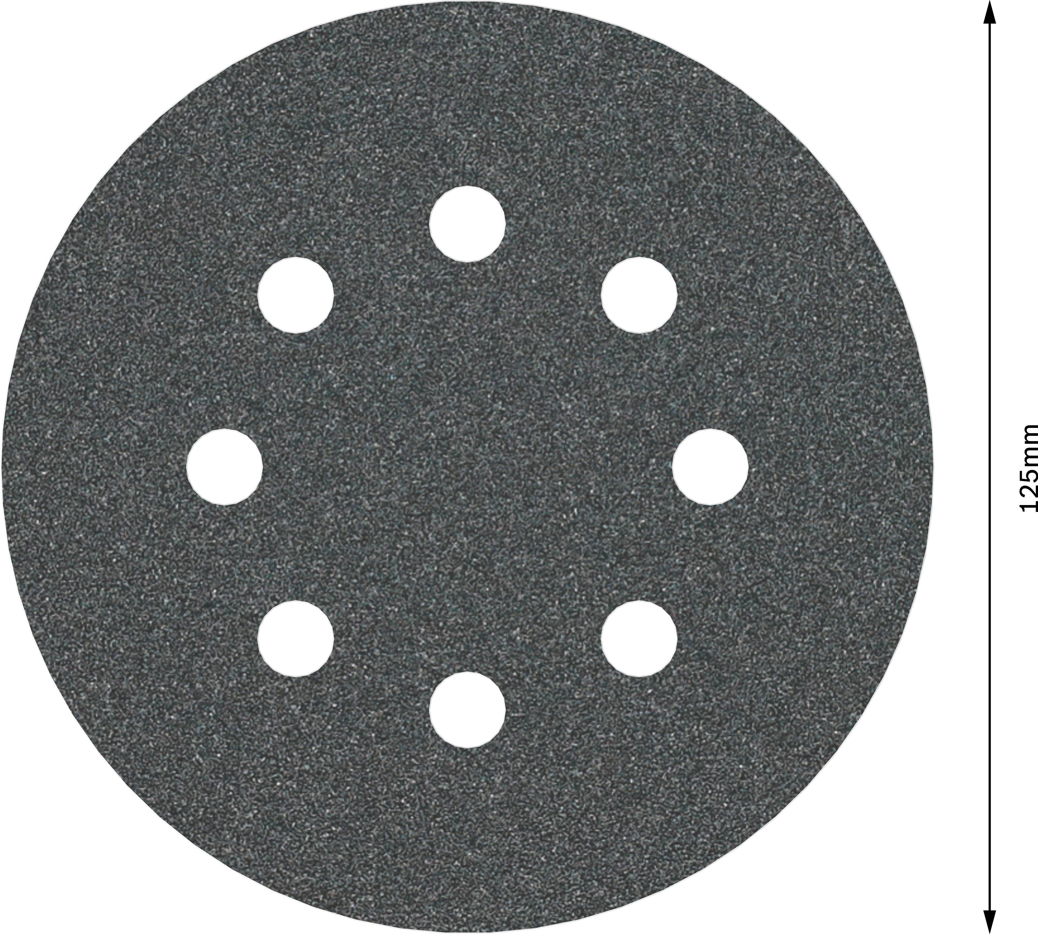 Bosch Accessories Best for Stone 2608605116 Exzenterschleifpapier mit Klett, gelocht Körnung (num) 100 (Ø) 125mm 5St.