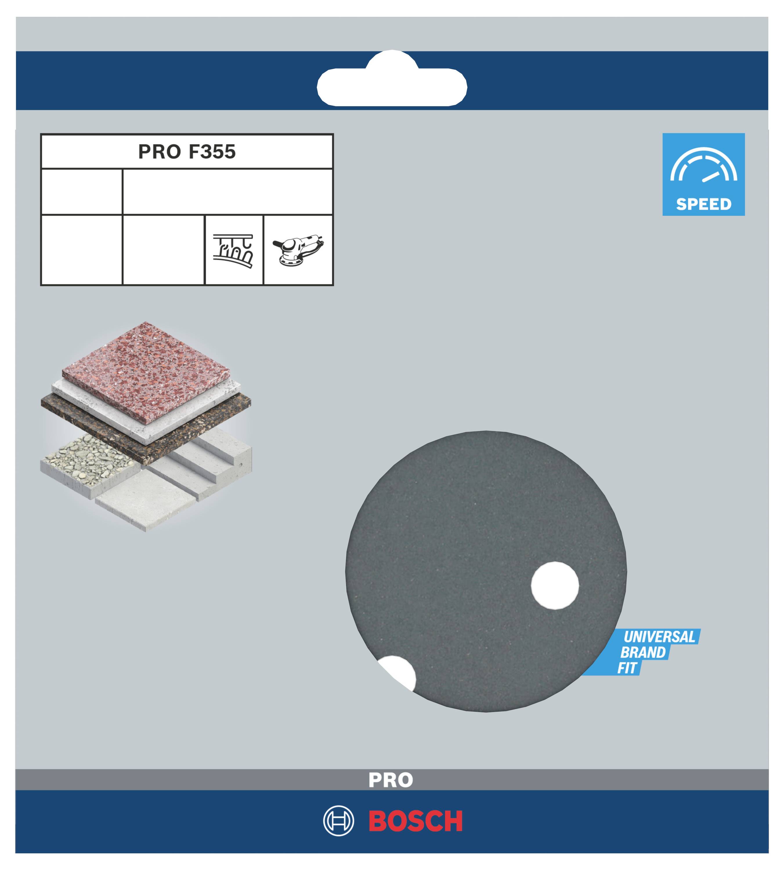 Bosch Accessories Best for Stone 2608605131 Exzenterschleifpapier mit Klett, gelocht Körnung (num) 600 (Ø) 150mm 5St.