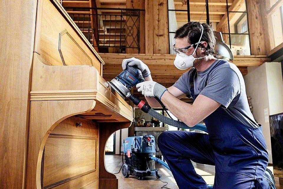 Bosch Accessories Best for Stone 2608605196 Deltaschleifpapier mit Klett, gelocht Körnung (num) 240 Eckmaß 93mm 5St.