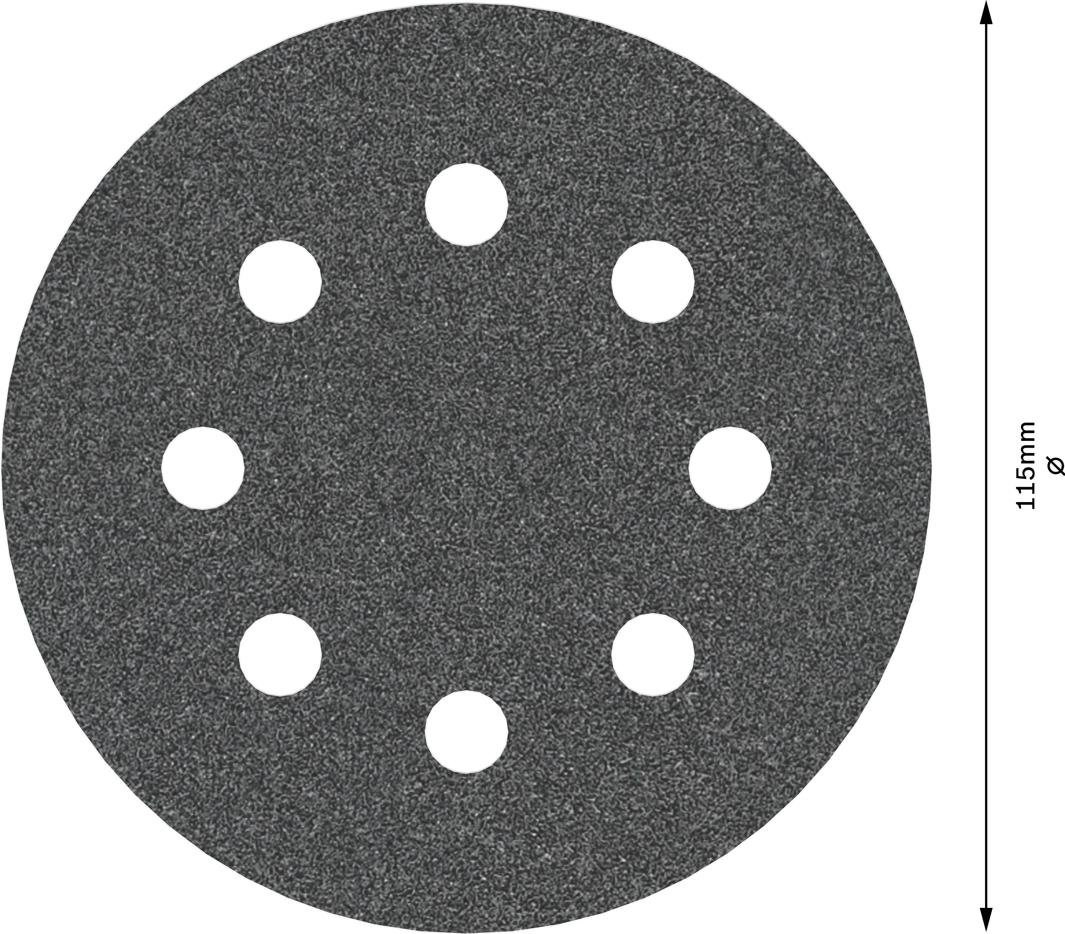 Bosch Accessories Best for Stone 2608605559 Exzenterschleifpapier mit Klett, gelocht Körnung (num) 120 (Ø) 115mm 5St.