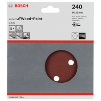 Bosch Accessories Expert for Wood 2608605722 Exzenterschleifpapier mit Klett, gelocht Körnung (num) 240 (Ø) 150mm 5St. Bosch Accessories Expert for Wood 2608605722 Exzenterschleifpapier mit Klett, gelocht Körnung (num) 240 (Ø) 150mm 5St.