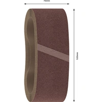 Bosch Accessories 2608606081 Schleifband Körnung (num) 60 (L x B) 533mm x 75mm 10St. Bosch Accessories 2608606081 Schleifband Körnung (num) 60 (L x B) 533mm x 75mm 10St.