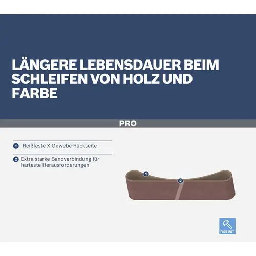 Bosch Accessories 2608606132 Schleifband Körnung (num) 100 (L x B) 610mm x 100mm 3St. Bosch Accessories 2608606132 Schleifband Körnung (num) 100 (L x B) 610mm x 100mm 3St.