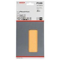Bosch Accessories Best for Paint 2608606709 Schwingschleifpapier gelocht Körnung 100  (L x B) 230 mm x 115 mm 10 St. Bosch Accessories Best for Paint 2608606709 Schwingschleifpapier gelocht Körnung 100  (L x B) 230 mm x 115 mm 10 St.