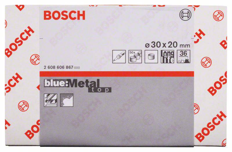 Bosch Accessories Best for Metal 2608606867 Schleifhülse Körnung 36 (Ø) 30mm 50St.