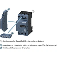 Siemens 3RV1011-0EA10 Leistungsschalter 1 St. 3 Schließer Einstellbereich (Strom): 0.28 - 0.4 A Sch Siemens 3RV1011-0EA10 Leistungsschalter 1 St. 3 Schließer Einstellbereich (Strom): 0.28 - 0.4 A Sch