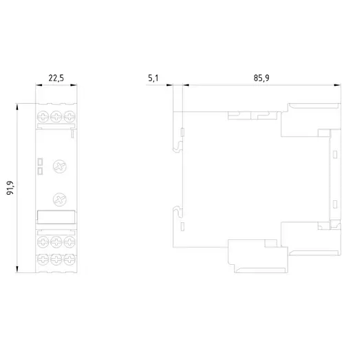 Siemens Überwachungsrelais 160 - 690 V/AC 2 Wechsler 3UG4513-1BR20 1St. Siemens Überwachungsrelais 160 - 690 V/AC 2 Wechsler 3UG4513-1BR20 1St.