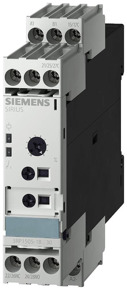 Siemens 3RP15051BW30 3RP1505-1BW30 Zeitrelais Multifunktional 240 V/AC 1 St. Zeitbereich: 0.05 s - 100 h 2 Wechsler
