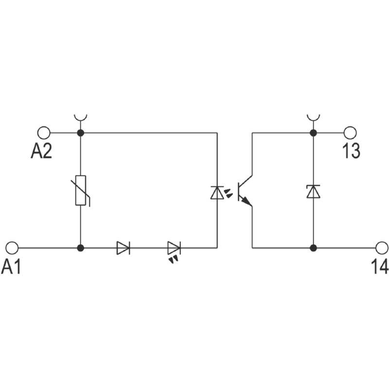 Weidmüller Optokopplerrelais 8950720000-1 0.1A Schaltspannung (max.): 48 V/DC 1St.