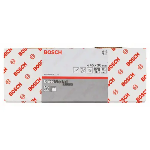 Bosch Accessories Best for Metal 2608606877 Schleifhülse Körnung 80 (Ø) 45mm 50St. Bosch Accessories Best for Metal 2608606877 Schleifhülse Körnung 80 (Ø) 45mm 50St.