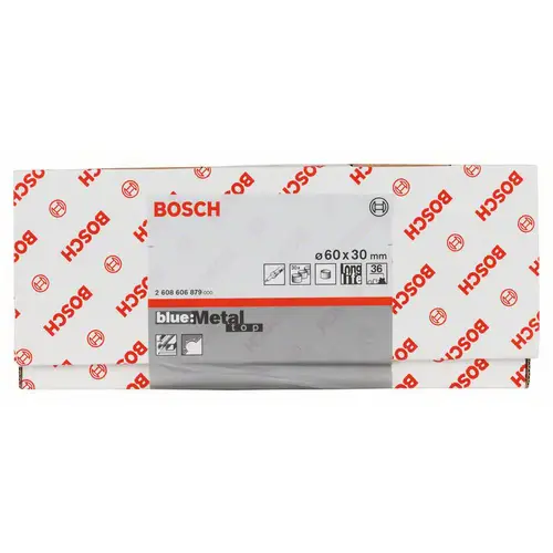 Bosch Accessories Best for Metal 2608606879 Schleifhülse Körnung (num) 36 (Ø) 60 mm 30 St. Bosch Accessories Best for Metal 2608606879 Schleifhülse Körnung (num) 36 (Ø) 60 mm 30 St.