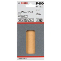 Bosch Accessories Best for Wood 2608607236 Schwingschleifpapier mit Klett, gelocht Körnung 400  (L x B) 133 mm x 80 mm 10 St. Bosch Accessories Best for Wood 2608607236 Schwingschleifpapier mit Klett, gelocht Körnung 400  (L x B) 133 mm x 80 mm 10 St.