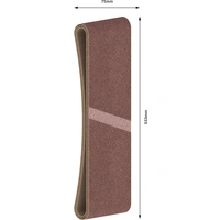 Bosch Accessories 2608607260 Schleifband Körnung (num) 180 (L x B) 533mm x 75mm 3St. Bosch Accessories 2608607260 Schleifband Körnung (num) 180 (L x B) 533mm x 75mm 3St.