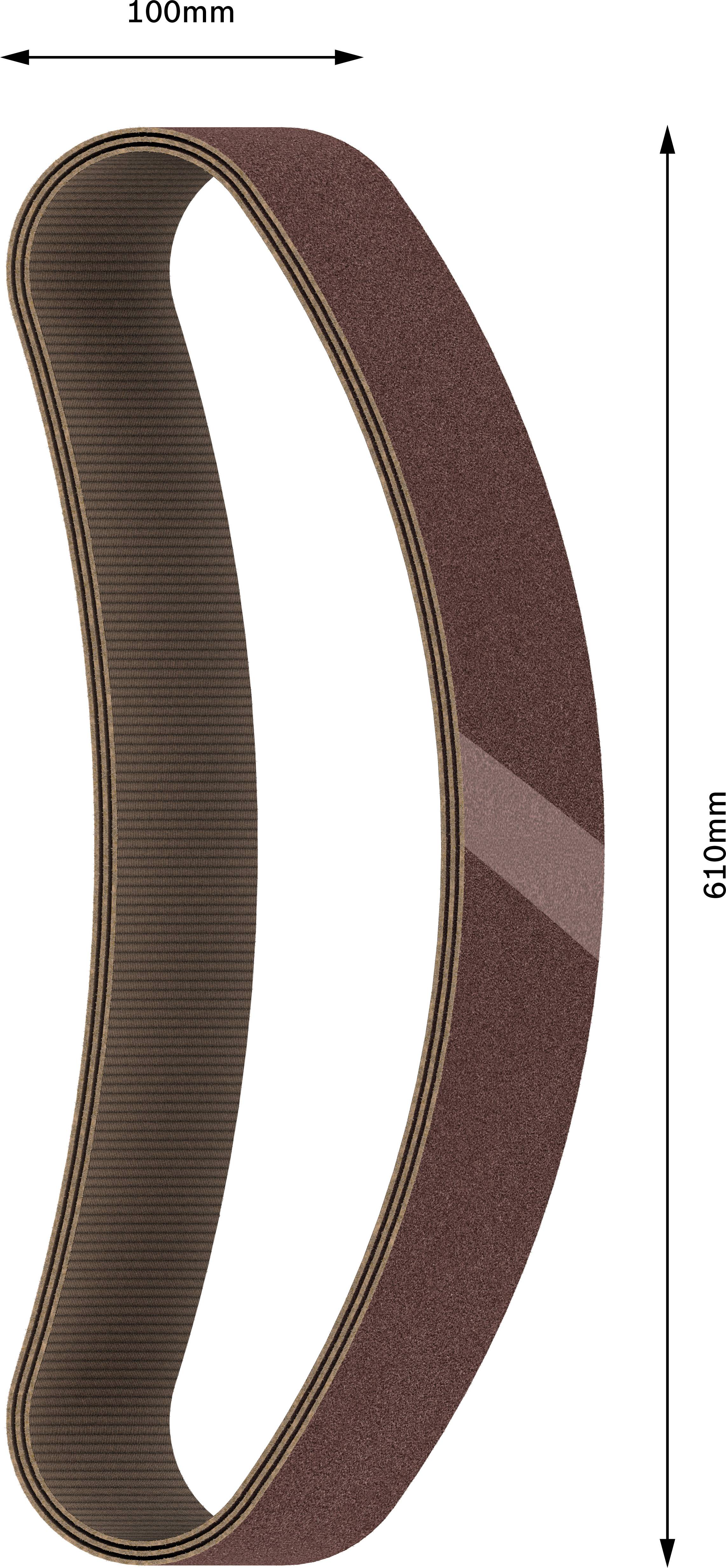 Bosch Accessories 2608607263 Schleifband Körnung (num) 120 (L x B) 610mm x 100mm 10St.