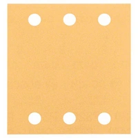 Bosch Accessories Best for Wood 2608607457 Schwingschleifpapier mit Klett, gelocht Körnung num 80 (L x B) 107mm x 115mm 10St. Bosch Accessories Best for Wood 2608607457 Schwingschleifpapier mit Klett, gelocht Körnung num 80 (L x B) 107mm x 115mm 10St.