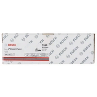 Bosch Accessories 2608607936 Schwingschleifpapier mit Klett, gelocht Körnung num 180 (L x B) 230mm x 115mm 50St. Bosch Accessories 2608607936 Schwingschleifpapier mit Klett, gelocht Körnung num 180 (L x B) 230mm x 115mm 50St.