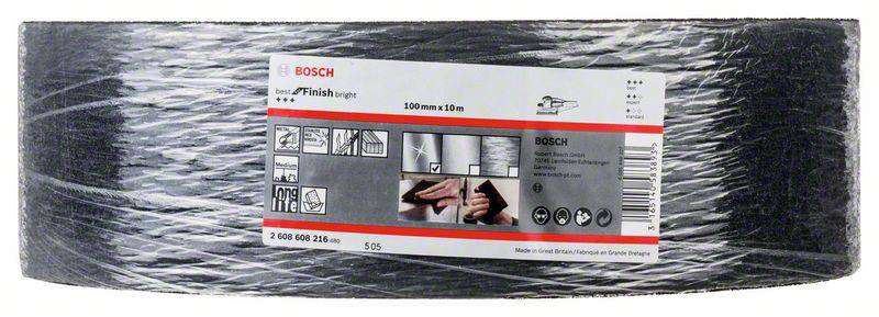 Bosch Accessories 2608608216 Vliesrolle Best for Finish Bright, 10 m, 100 mm, mittel S 1St.