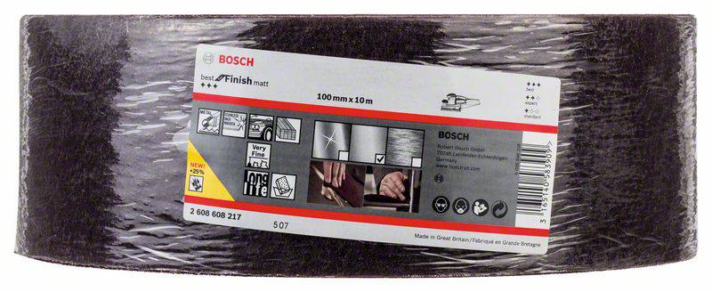 Bosch Accessories 2608608217 Vliesrolle Best for Finish Matt, 10 m, 100 mm, sehr fein A 1St.