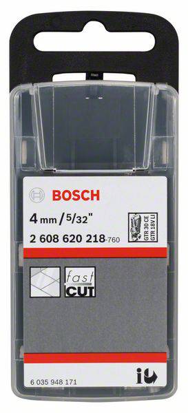 Bosch Accessories 2608620218 Metall-Fräsbohrer 4mm Gesamtlänge 75mm Zylinderschaft 1St.