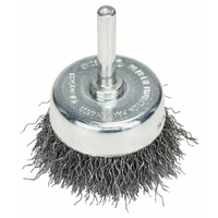 Bosch Accessories Topfbürste, Stahl, gewellter Draht, 50 mm, 0,3 mm, 4500 U/ min Schaft-Ø 6 mm 2608622006 1 St. Bosch Accessories Topfbürste, Stahl, gewellter Draht, 50 mm, 0,3 mm, 4500 U/ min Schaft-Ø 6 mm 2608622006 1 St.