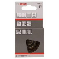 Bosch Accessories Topfbürste, vermessingt, gewellter Stahldraht, 50 mm, 0,2 mm, 4500 U/ min Schaft-Ø 6 mm 2608622008 1 St. Bosch Accessories Topfbürste, vermessingt, gewellter Stahldraht, 50 mm, 0,2 mm, 4500 U/ min Schaft-Ø 6 mm 2608622008 1 St.