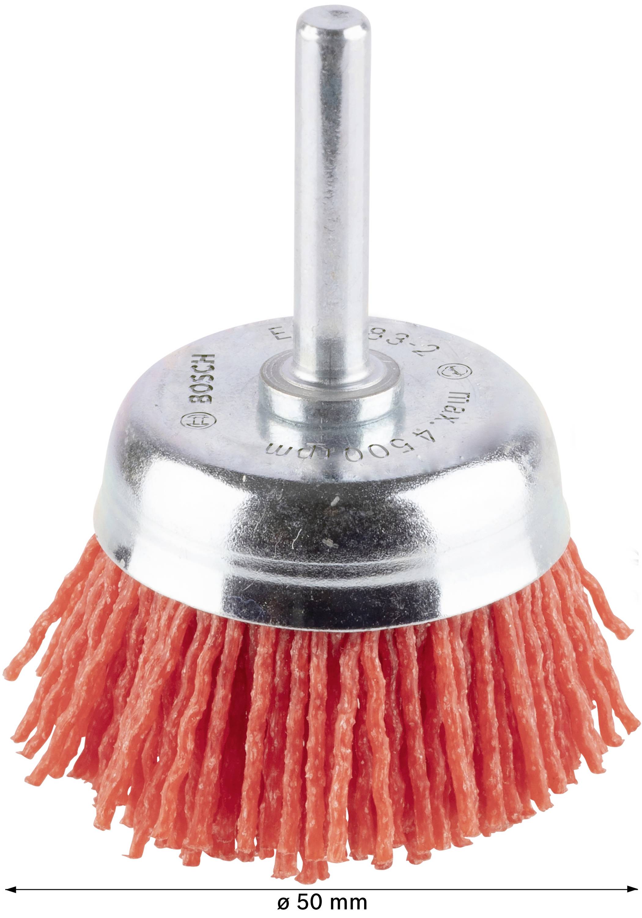 Bosch Accessories Topfbürste, Nylonborste mit Korund, 50 mm, 1 mm Schaft-Ø 6 mm 2608622052 1 St.