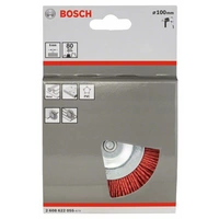 Bosch Accessories Scheibenbürste, Nylonborsten, 100 mm, 1 mm, 8 mm, 4500 U/ min Schaft-Ø 6mm 2608622055 1St. Bosch Accessories Scheibenbürste, Nylonborsten, 100 mm, 1 mm, 8 mm, 4500 U/ min Schaft-Ø 6mm 2608622055 1St.