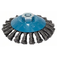 Bosch Accessories Kegelbürste Heavy for Metal, gezopft, 115 mm, 0,5 mm, 12500 U/min, M14 2608622058 1St. Bosch Accessories Kegelbürste Heavy for Metal, gezopft, 115 mm, 0,5 mm, 12500 U/min, M14 2608622058 1St.