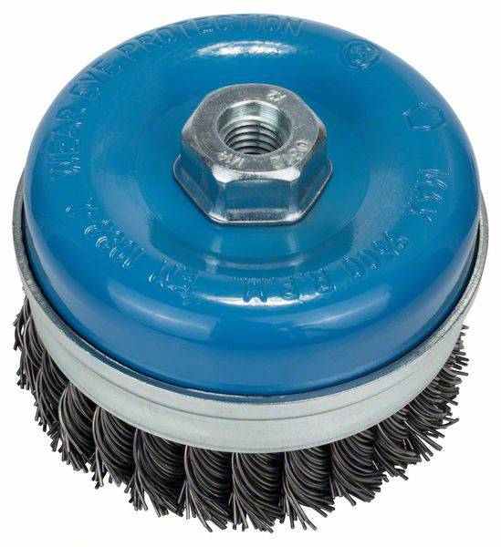 Bosch Accessories Topfbürste, Stahl, gezopfter Draht, 75 mm, 0,5 mm, 12500 U/ min, M 10 2608622063 1 St.