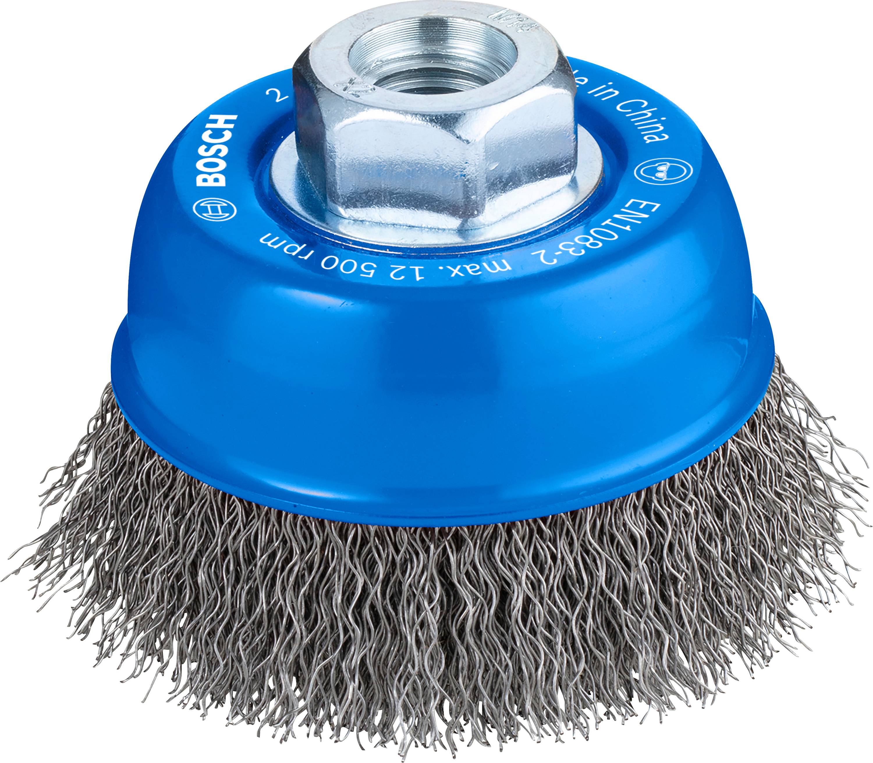 Bosch Accessories Topfbürste, Stahl, gewellter Draht, 75 mm, 0,3 mm, 12500 U/ min, M 14 2608622098 1 St.