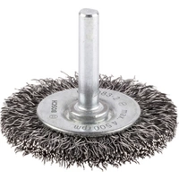 Bosch Accessories Scheibenbürste, gewellt, 50 mm, 0,3 mm, 8 mm, 4500 U/min Schaft-Ø 6 mm 2608622112 1 St. Bosch Accessories Scheibenbürste, gewellt, 50 mm, 0,3 mm, 8 mm, 4500 U/min Schaft-Ø 6 mm 2608622112 1 St.