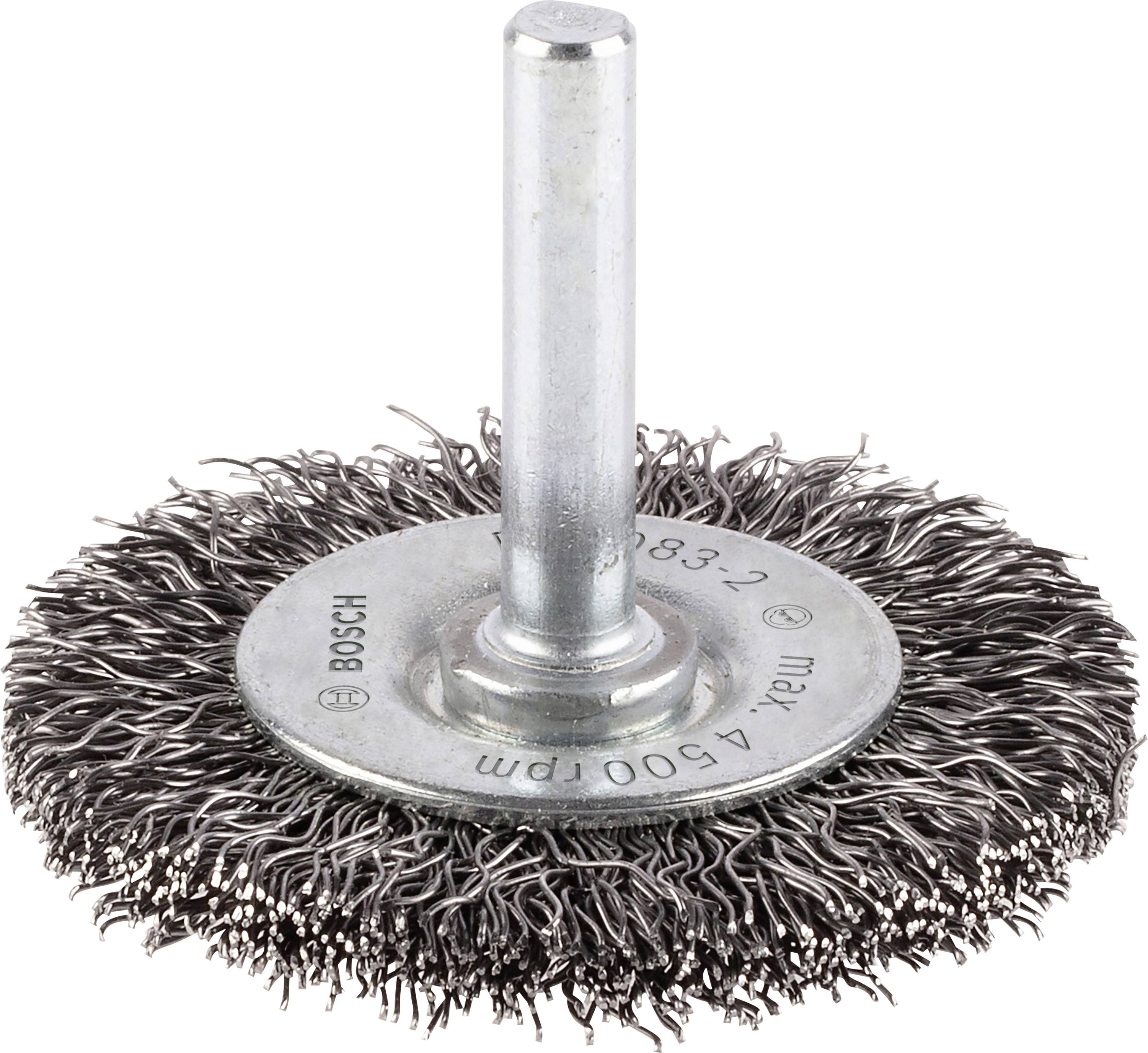 Bosch Accessories Scheibenbürste, gewellt, 50 mm, 0,3 mm, 8 mm, 4500 U/min Schaft-Ø 6 mm 2608622112