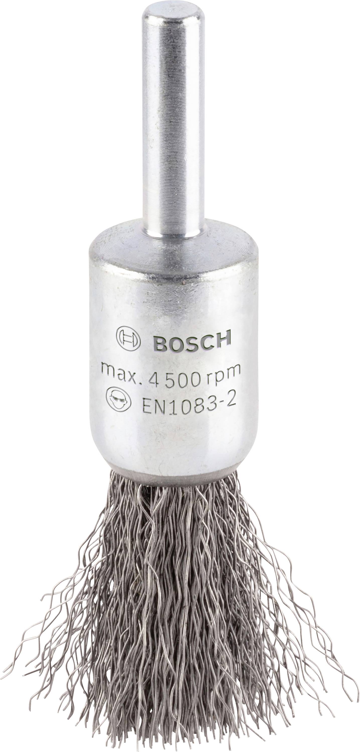 Bosch Accessories Pinselbürste, gewellt, 0,2 mm, 15 mm, 4500 U/ min Schaft-Ø 6mm 2608622114 1St.