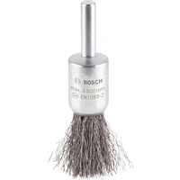 Bosch Accessories Pinselbürste, gewellt, 0,2 mm, 15 mm, 4500 U/ min Schaft-Ø 6mm 2608622114 1St. Bosch Accessories Pinselbürste, gewellt, 0,2 mm, 15 mm, 4500 U/ min Schaft-Ø 6mm 2608622114 1St.