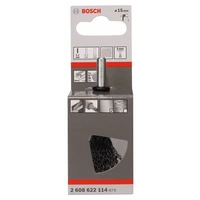 Bosch Accessories Pinselbürste, gewellt, 0,2 mm, 15 mm, 4500 U/ min Schaft-Ø 6mm 2608622114 1St. Bosch Accessories Pinselbürste, gewellt, 0,2 mm, 15 mm, 4500 U/ min Schaft-Ø 6mm 2608622114 1St.