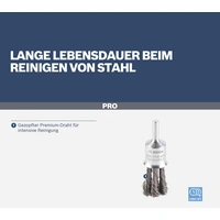Bosch Accessories Pinselbürste, gezopft, 0,35 mm, 10 mm, 4500 U/ min Schaft-Ø 6mm 2608622115 1St. Bosch Accessories Pinselbürste, gezopft, 0,35 mm, 10 mm, 4500 U/ min Schaft-Ø 6mm 2608622115 1St.